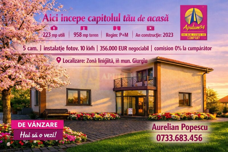 DE VANARE CASA P+M 5 CAM  GIURGIU